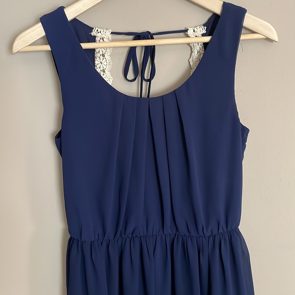 By&By Sleeveless Lace Back Dress